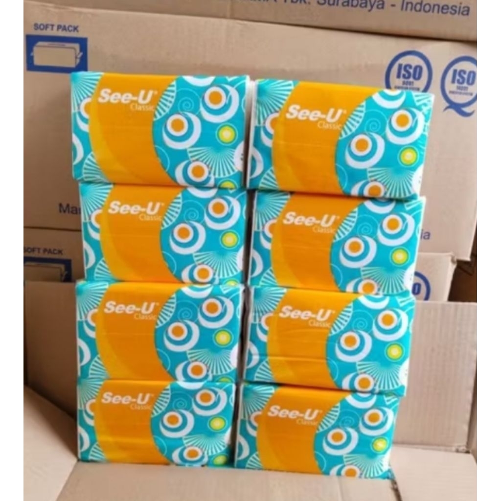 (8 PACK PACK PACK) SEE U TISSUE 160 SHEET SOFT BEAUTY TISSUE