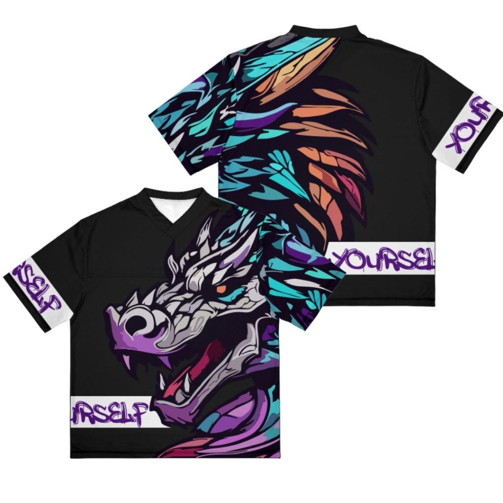 JERSEY STREETWEAR DRAGON BLACK
