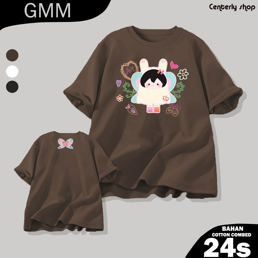 KATUN Thaienthu ANY Emi Bonnie Thailand เสื้อยืดผ้าฝ้าย 24s Unisex oversize GMM fandom