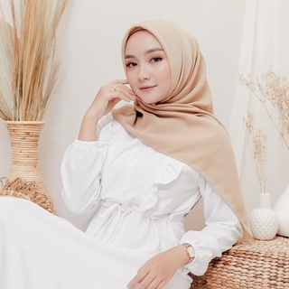 Fashion Shop PRICE FOR BELLA SQUARE HIJAB / NEWEST BELLA SQUARE HIJAB IN BEIGE
