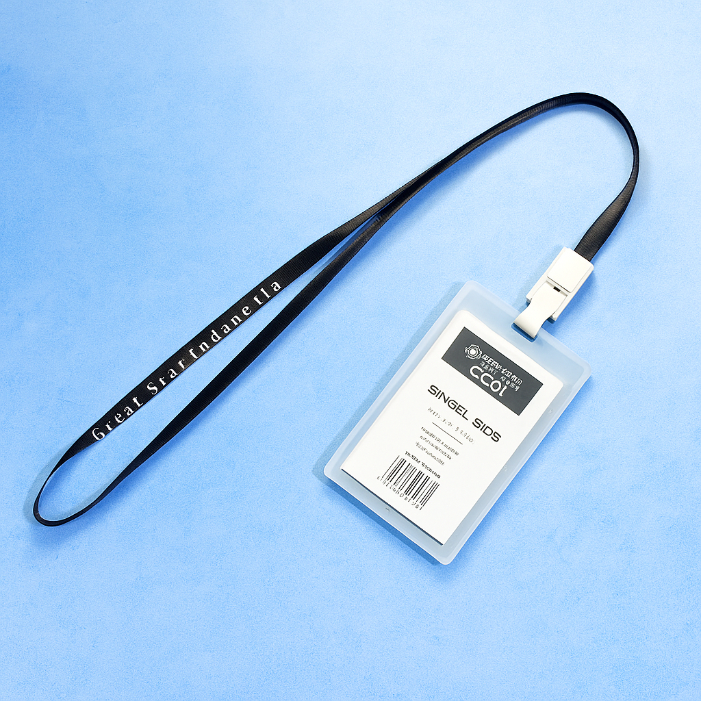 ID CARD FRAME CC01 MODDY + 1CM PULLER ID CARD STRAP