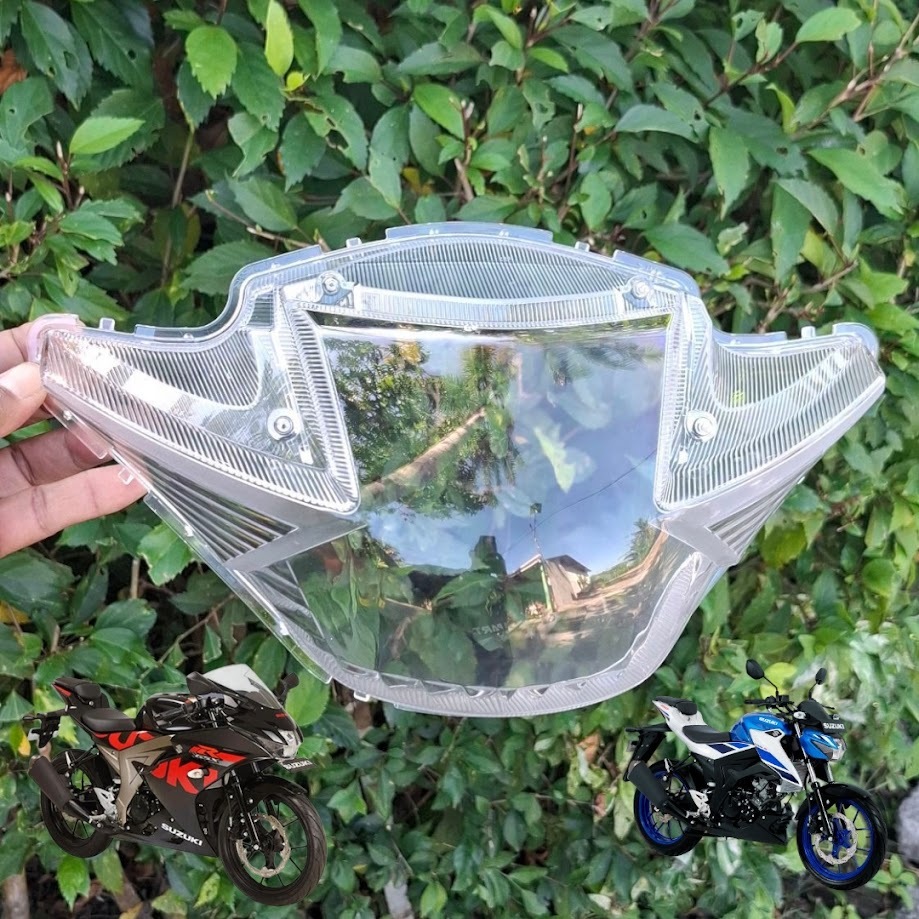 กระจกไฟหน้าไมก้า gsx 150 gsx r150 gsx s150