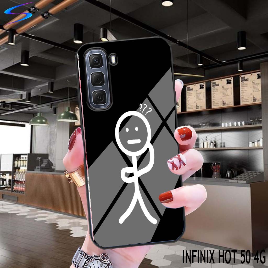 HP ล่าสุด Infinix HOT 50 4G CASE (steackmen) - Phone Case - Sheishore - Phone Case - Phone Softcase 