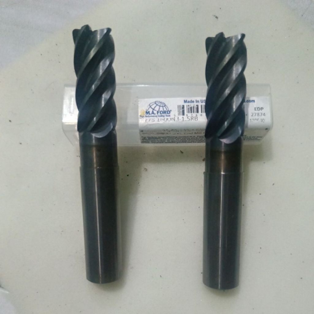 คาร์ไบด์ Endmill 16mm x 100mm 5flute MAford America มือสองเนียน