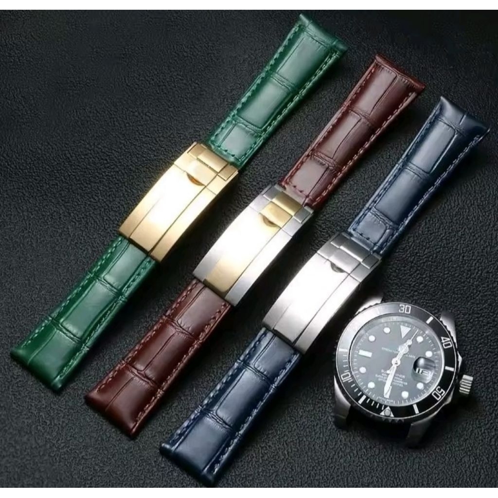 สาย Rolex สายนาฬิกาหนัง 20mm ผู้ชาย daytona gmt