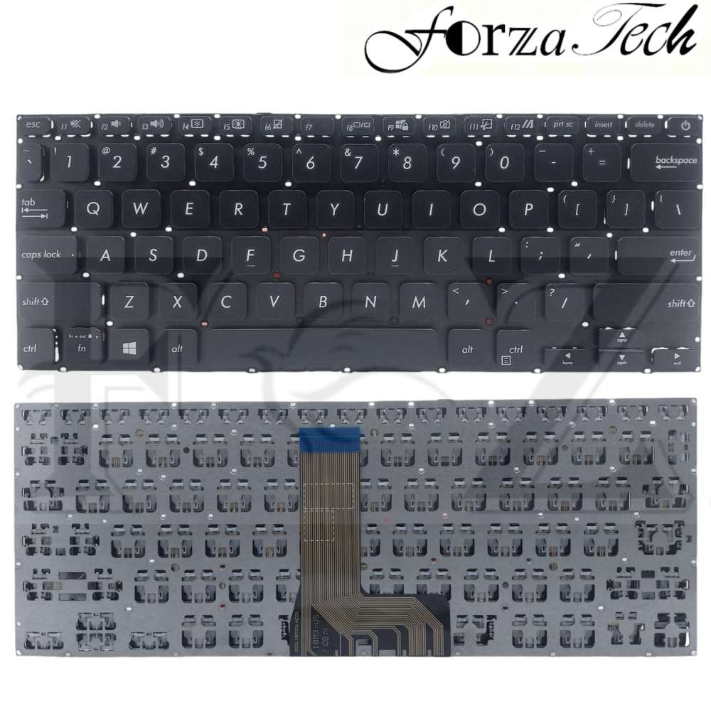 Asus X409 14 F415 F415E F415EA F415JA F415FAC สีดําสีดําแป้นพิมพ์แล็ปท็อปการรับประกันใหม่