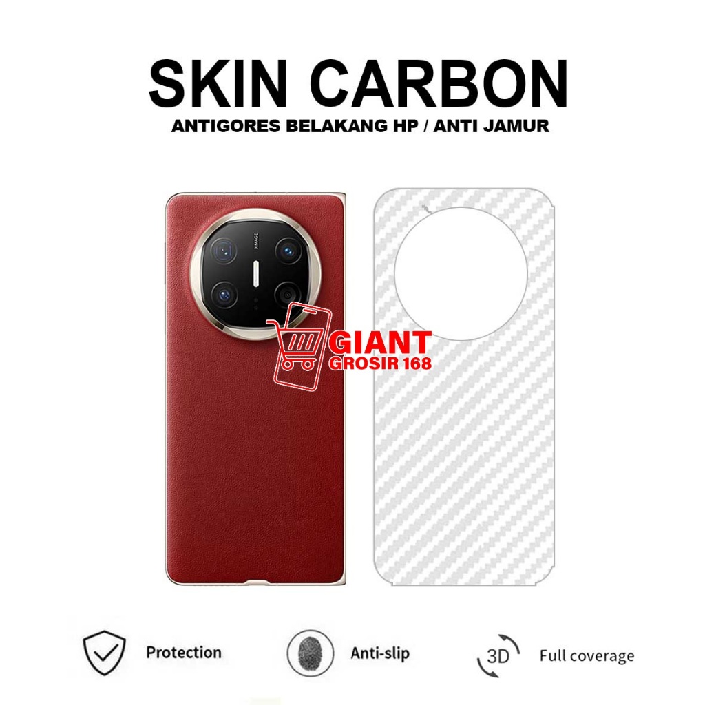 Huawei Mate X6 Back Skin Carbon Garskin Anti-Scratch Back Huawei Mate X6