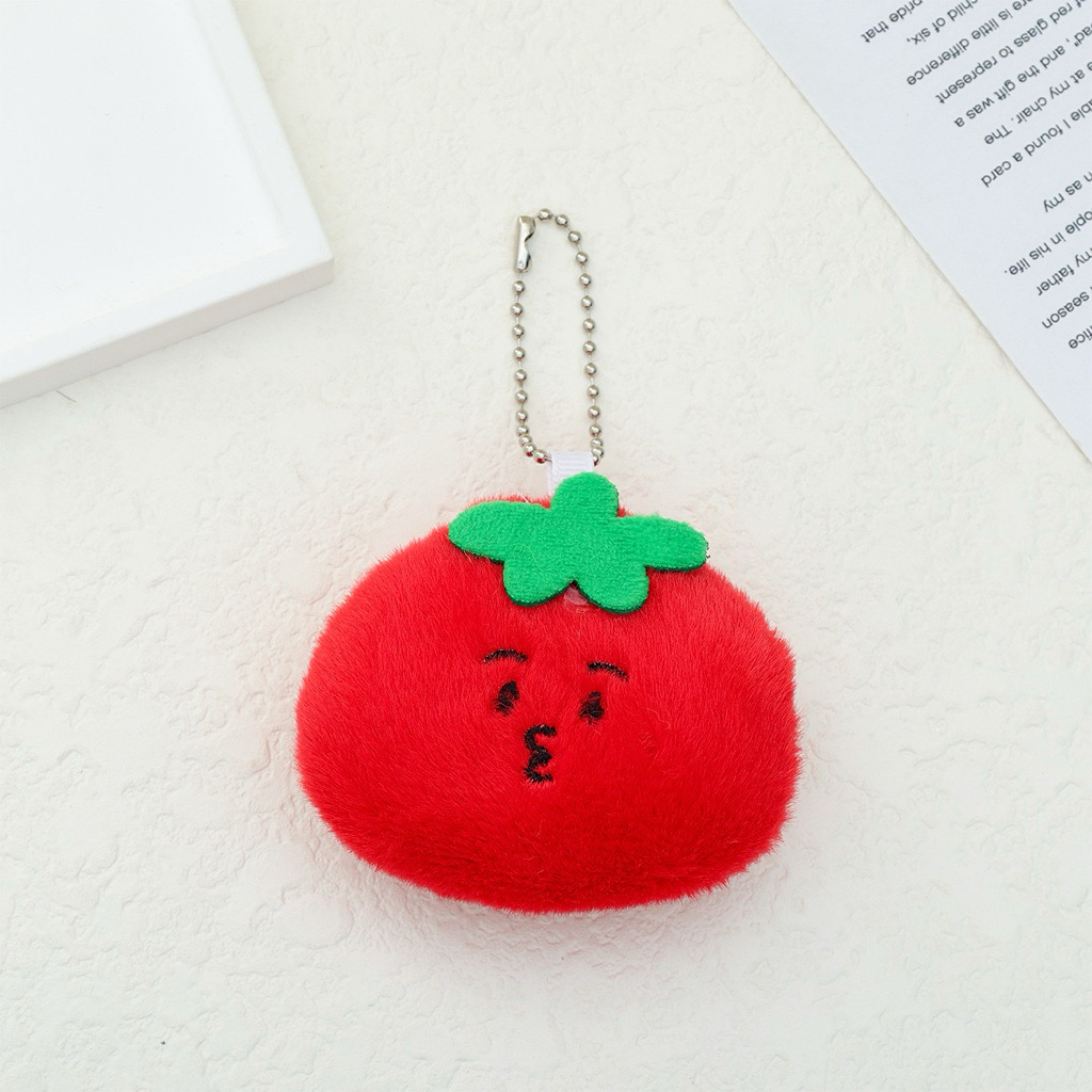 GANTUNGAN CUTE TOMATO BAGCHARM KEYCHAIN CUTE TOMATO Bag KEYCHAIN