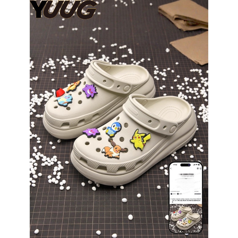 YUUG Cross รองเท้าแตะผู้หญิงคลาสสิก Mega Crush Clog Cross Mega Crush Clog รองเท้าแตะผู้หญิง