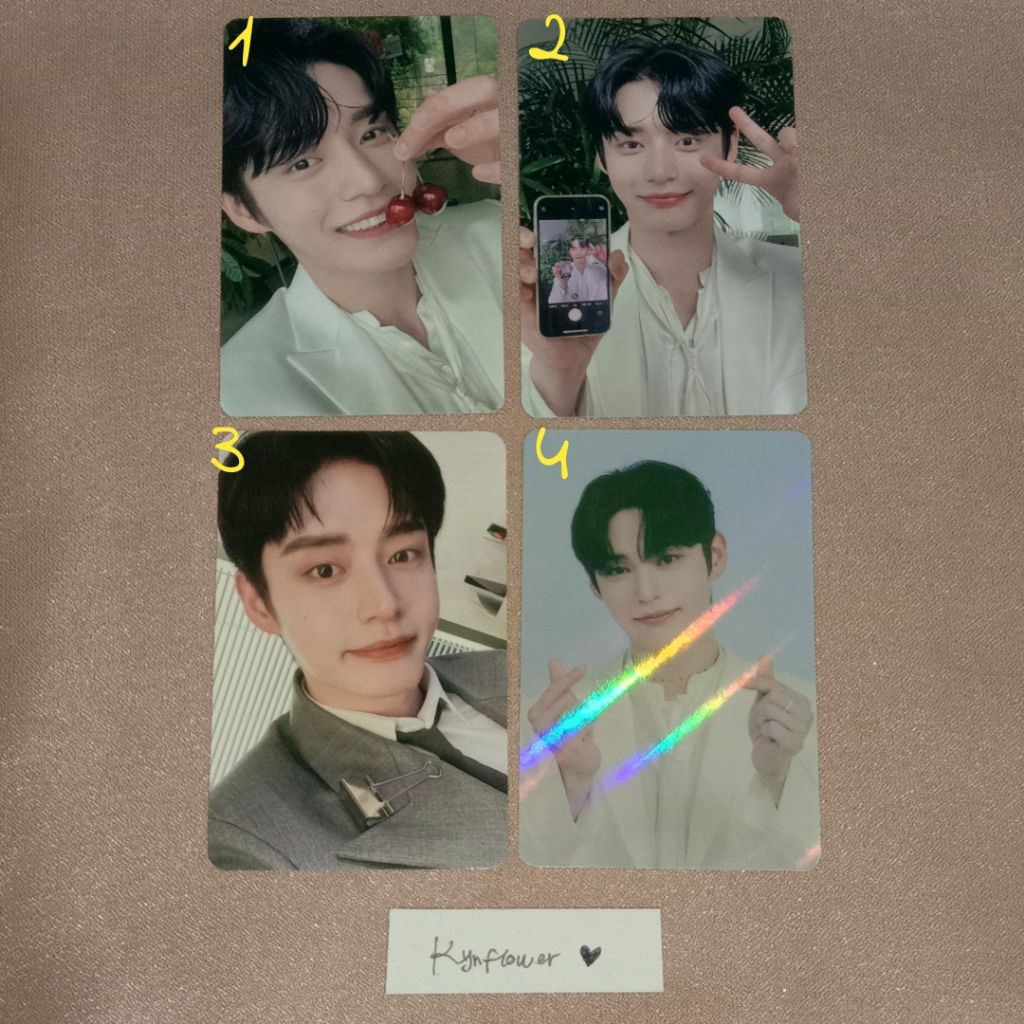 Kim jiwoong ZB1 การ์ดรูปถ่ายอย่างเป็นทางการเป็นศูนย์