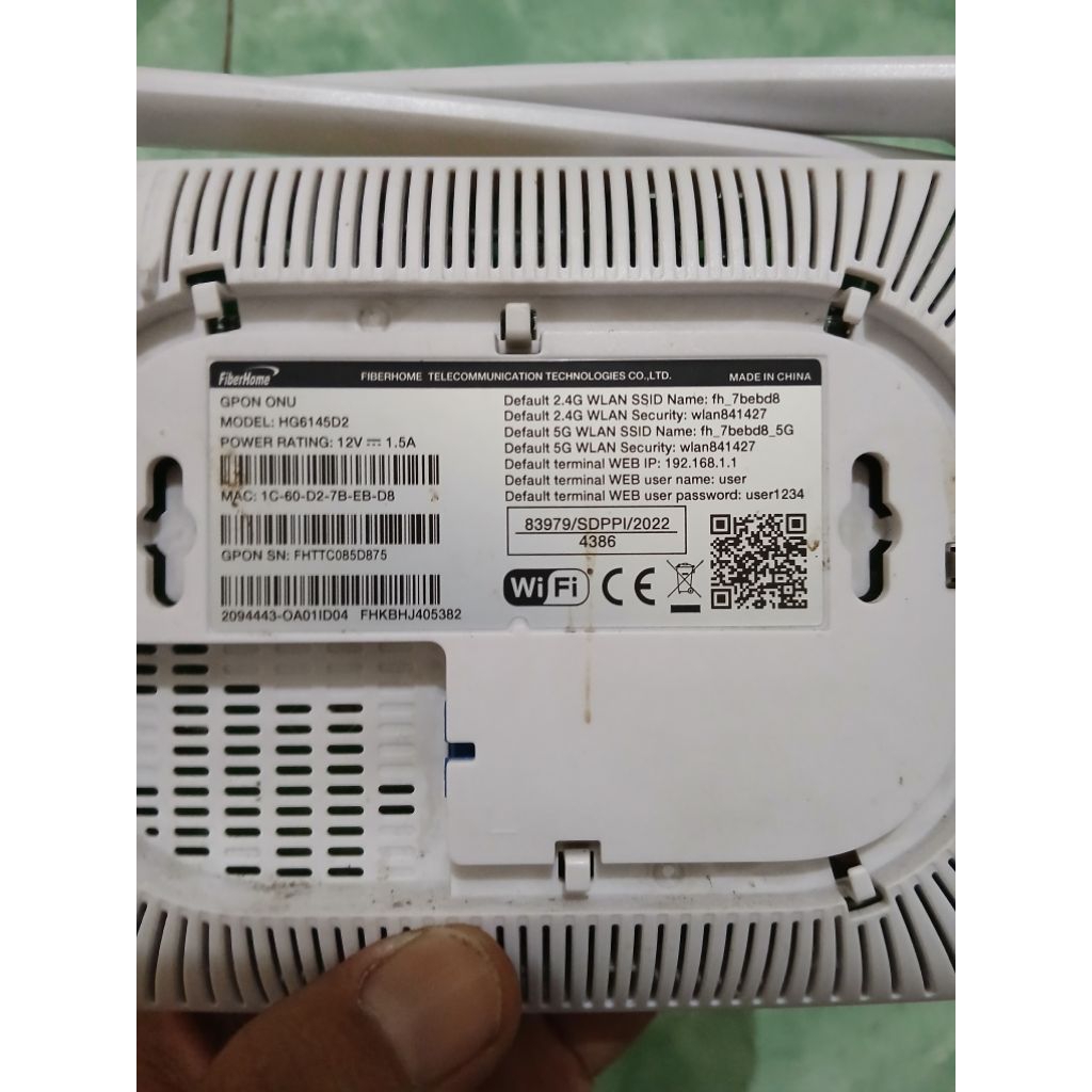 Fiberhome HG6145D2 & HG6145F