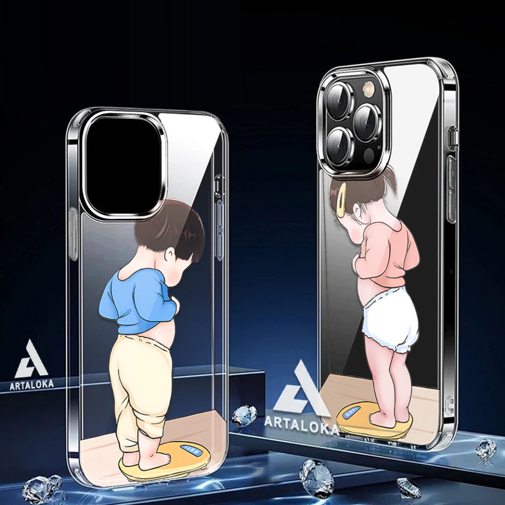 เคสเคลือบเงาใสสําหรับ Nubia 2 5G / Nubia V60 / Nubia neo 5G - คู่ MOTIF - NF18 - ALL TYPE CHAT ADMIN