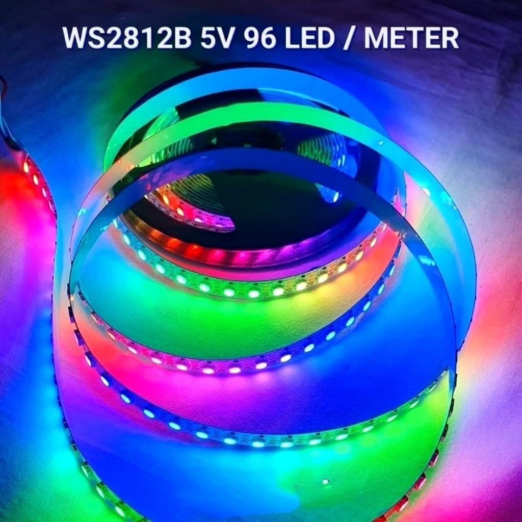 แถบ LED WS2812B 5V RGB 96LED/M