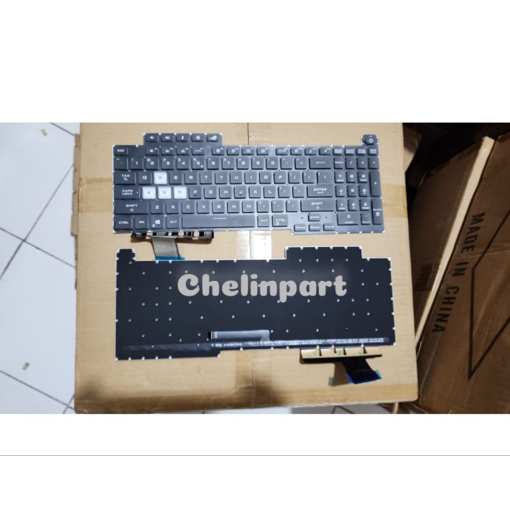 คีย์บอร์ด 4sus ROG Strix G17 G713 G713Q G713QY G713QE G713QM G713QR G713QR-ES96