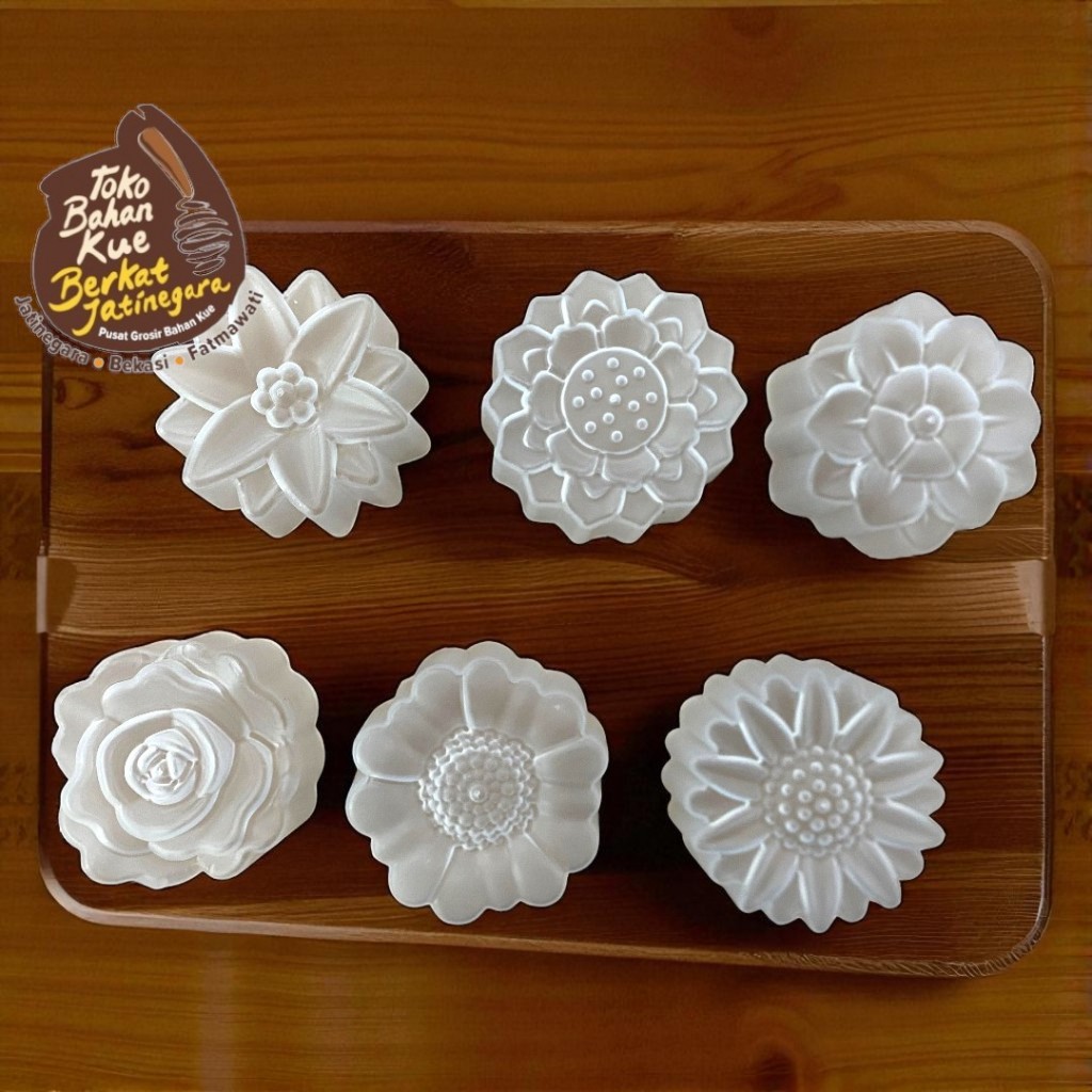 MINI FLOWER PUDDING MOLDS CONTAIN 12 ชิ้น / ดอกไม้ PUDDING MOLDS