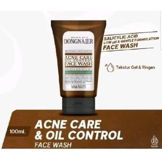 DONGNAIER DAILY FACEWASH BRIGHT & ACNE (100 ml) / Sabun Cowok Barber Daily Face Wash