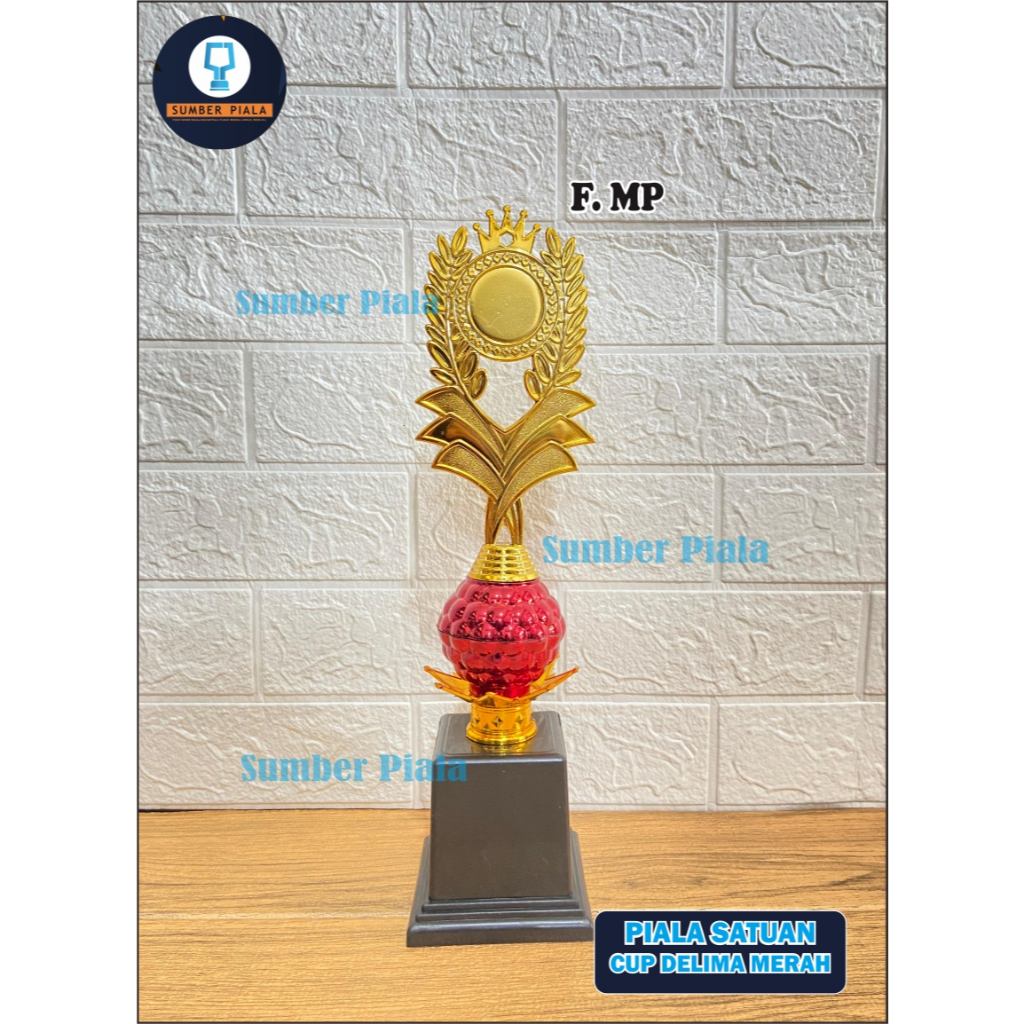 MERAH RED POMEGRANATE CUP CROWN CUP