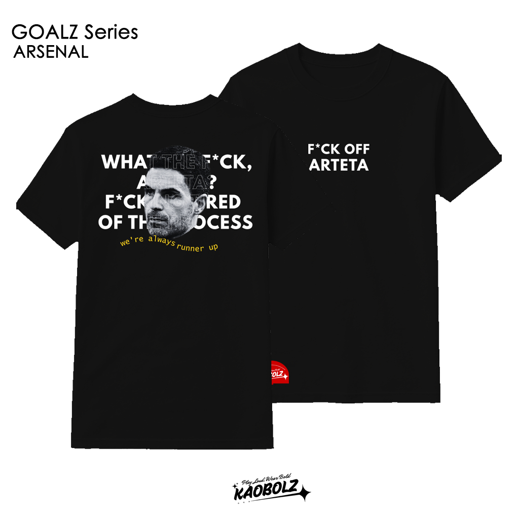 เสื้อฟุตบอล - Arsenal F*ck Arteta | เสื้อยืดอาร์เซนอล | คาบอลซ | เสื้อยืดฟุตบอล