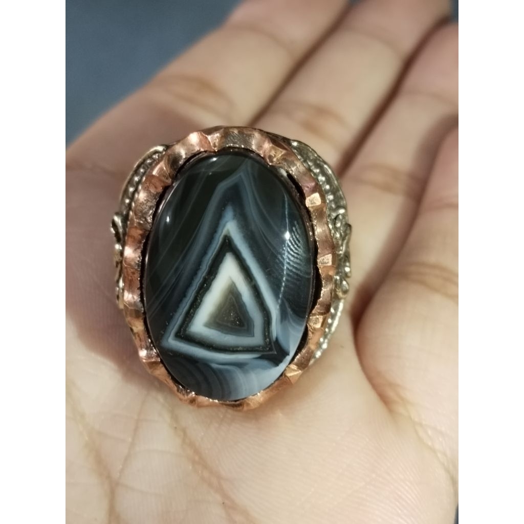 แหวนหินคอรัลหนงกา 25B11Bu9 mm