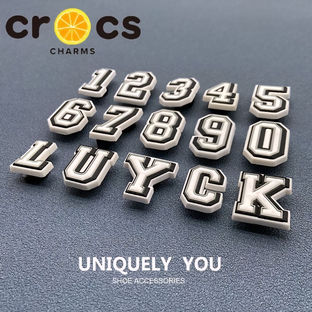 CROCS JIBBITZ ALPHABET LETTERS AZ และ NUMBER 0-9