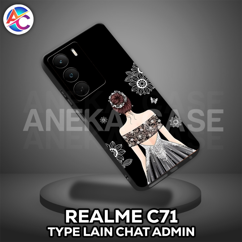 AC51-Case REALME C71-Girls Motif-Softcase REALME C71-เคส REALME C71-ซิลิโคน REALME C71