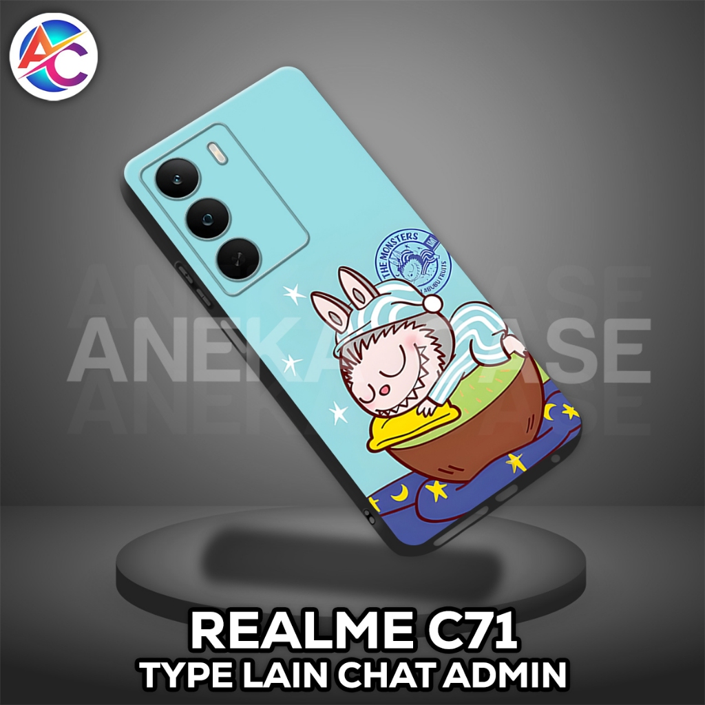 AC71-Case REALME C71-Girls Motif-Softcase REALME C71-เคส REALME C71-ซิลิโคน REALME C71