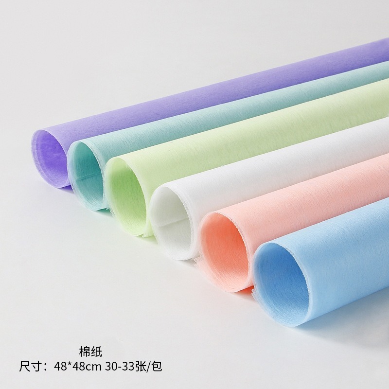 [38 แผ่น] FLOWER WRAPPING / BOUQUET TISSUE PAPER / HAND BOUQUET FLOWER BOUQUET PAPER (58x58CM)