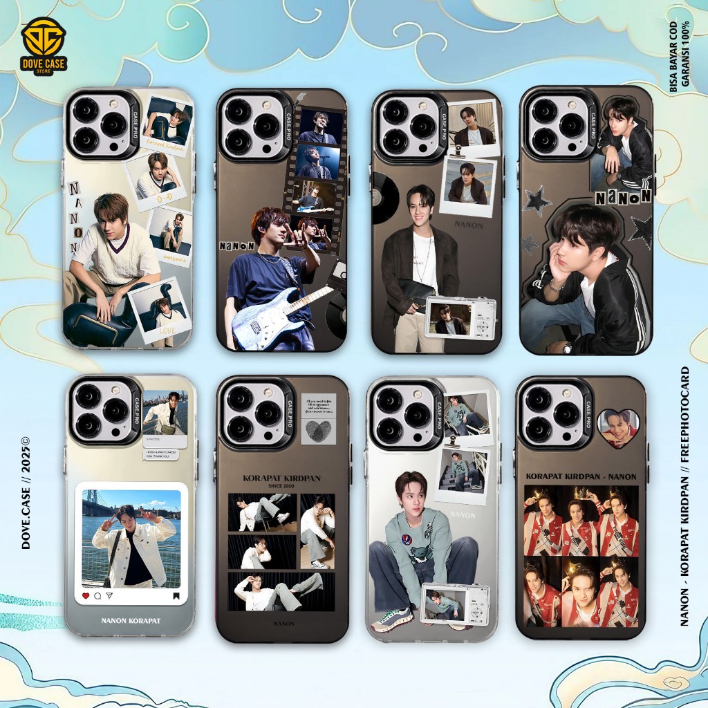 CASE AKTOR N4N0N K0R4P4T HOLOGRAM HP IPHONE 11 12 13 14 15 16 PRO MAX 7 8 14 15 PLUS X XR XS MAX CAS