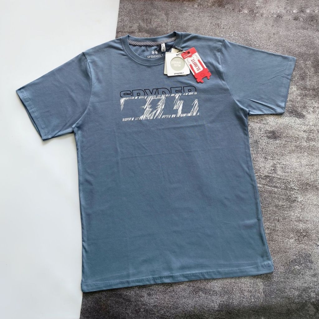 KATUN เสื้อยืดเซิร์ฟ distro แขนสั้นสําหรับผู้ชายทําจากผ้าฝ้ายหวีขั้นพื้นฐาน Sp022