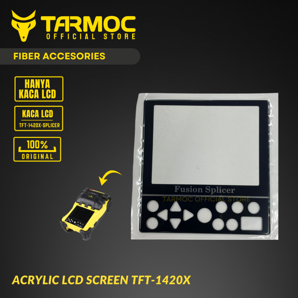 LAYAR Tarmoc TFT-1420X-SPLICER หน้าจอ LCD | FO Tool ฝาครอบหน้าจอกระจกไฟเบอร์ออปติก อะไหล่