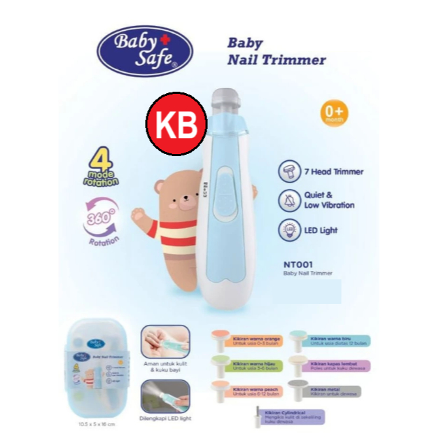 [29.03.26] KBS Baby Safe NT001 เครื่องตัดเล็บ 0m+ เครื่องตัดเล็บไฟฟ้า