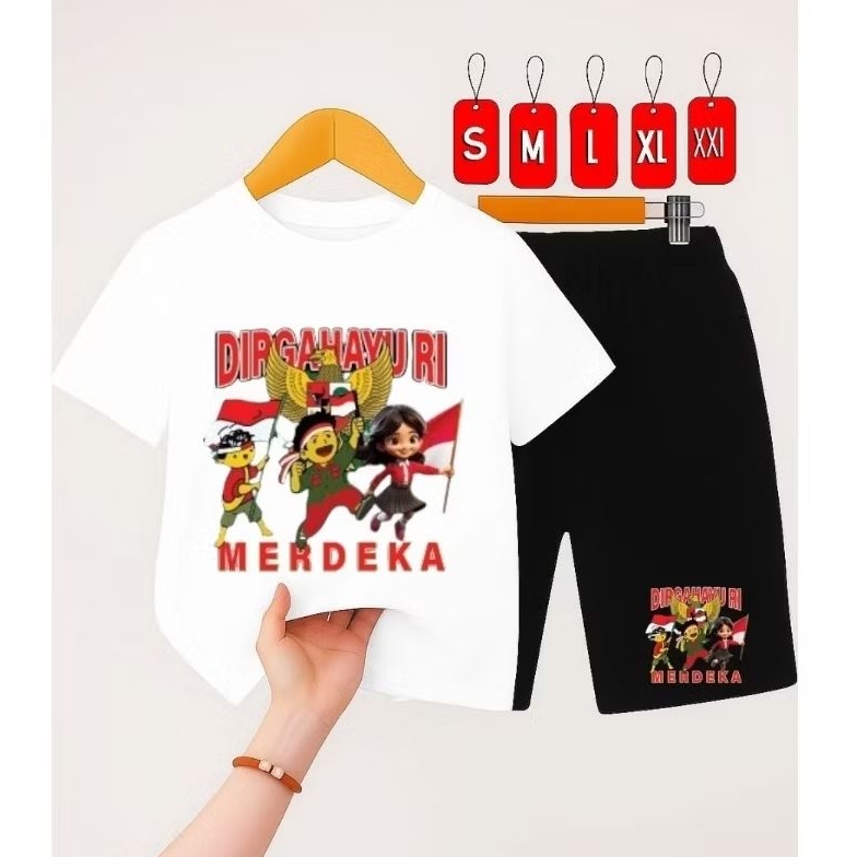 17 AUGUST INDEPENDENCE CHILDRENS SUIT สําหรับ 1-10 ปี