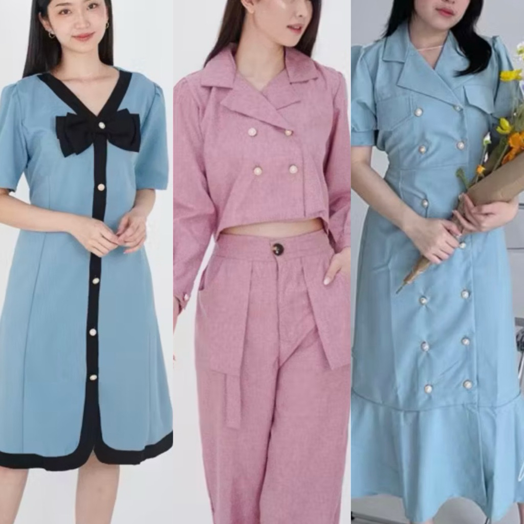 แพ็คเกจออมเงิน 3 ชิ้น || ELLA DRESS - YEJIN DRESS - KYLIE SET - CAMMILE SET
