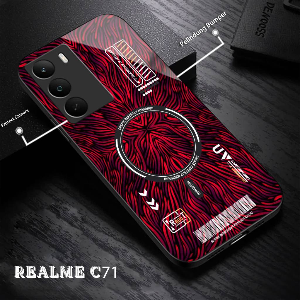 ล่าสุดRealme C71 Glass Softcase 2025 ปลอกโทรศัพท์มือถือ-Realme C71 2025 ตัวป้องกันโทรศัพท์มือถือล่าส