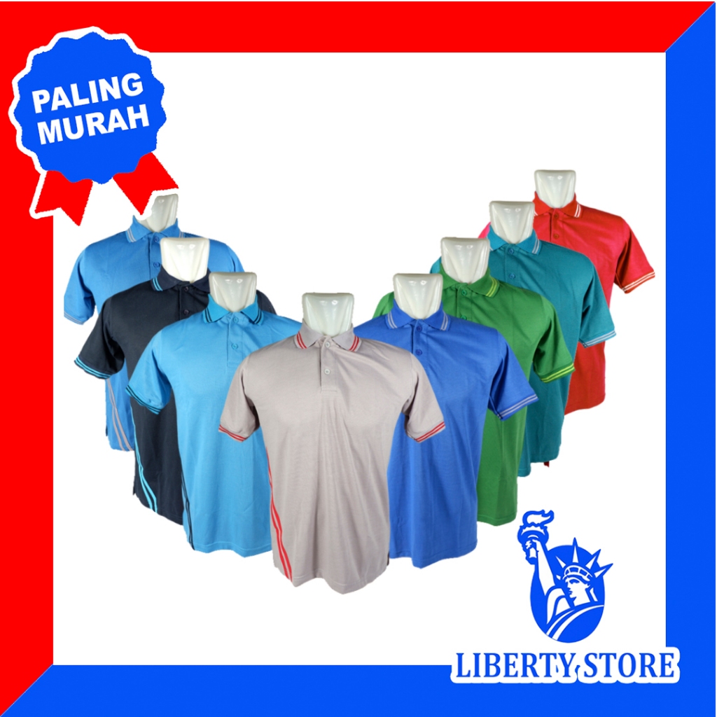 KATUN LIBERTY 19 เสื้อยืดแขนสั้นกีฬาคอปก ADS WAFEL COTTON