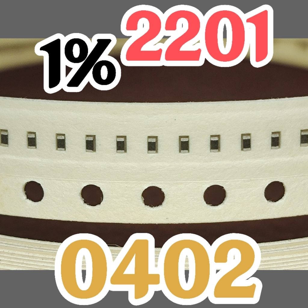 10 ชิ้นตัวต้านทานชิป smd 2201 222 2K2 1% ขนาด 0402 1005 2.2Kohm 2.2K โอห์ม 2.2 Kohm 2.2 Kohm 2.2 Koh