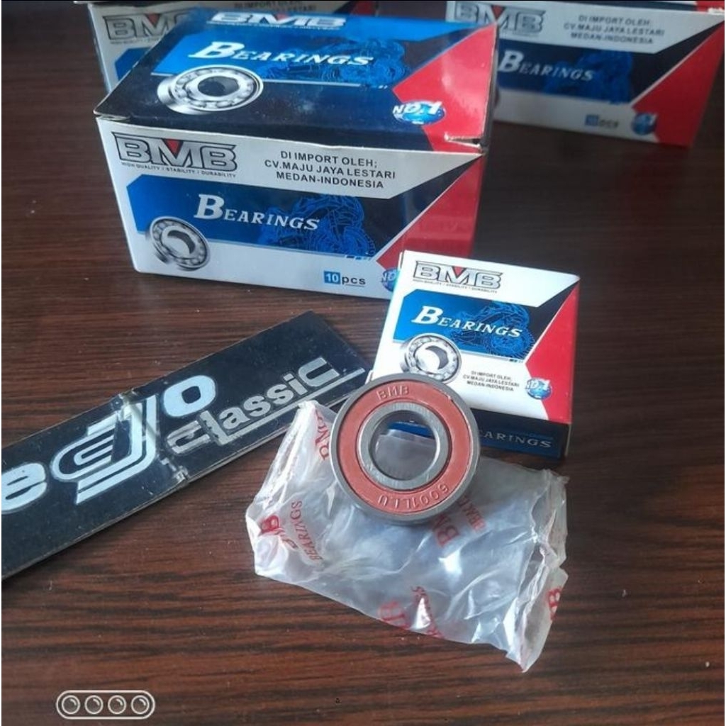 แบริ่ง laker ของแท้ BMB 6001 2RS 6001-2rs ขนาด 28x12x8