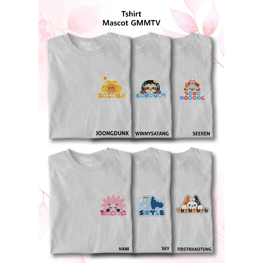 Pretty Savage- เสื้อยืด Mascot GMMTV Jandee/ Samruay/ nung nooong/ neona/ smyle/ yuzu mumu
