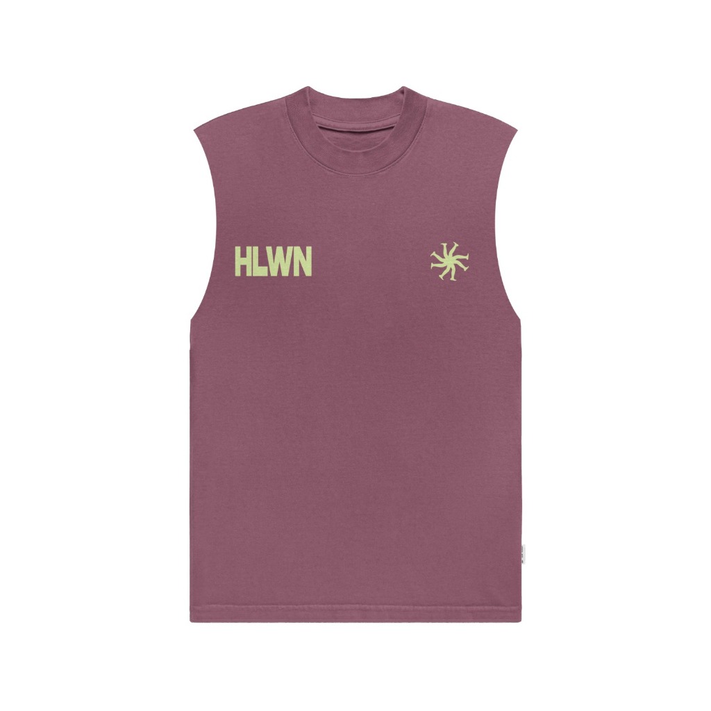 HLWN Running เสื้อยืดกล้าม Unisex สีม่วง - OCRD