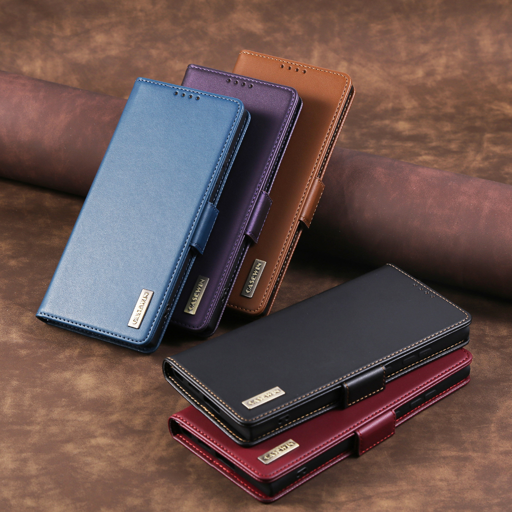 CASEWIN C1 ซองหนังพลิกสําหรับ Vivo V40 5G V40 Lite V50 5G V50 LITE V60 V60 LITE