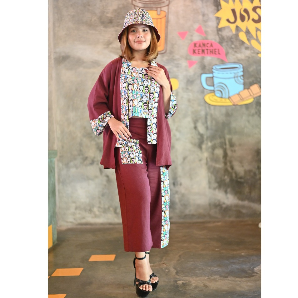 JOGJASTORY RASUKAN - ชุดผู้หญิงพร้อมคอ KEBAYA