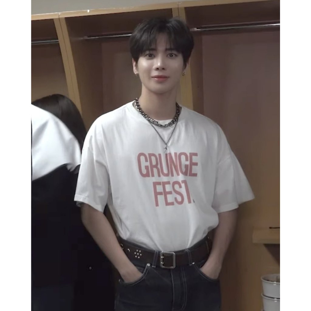 เสื้อยืด Grunge Fest Taehyung Txt hyunjin Straykids
