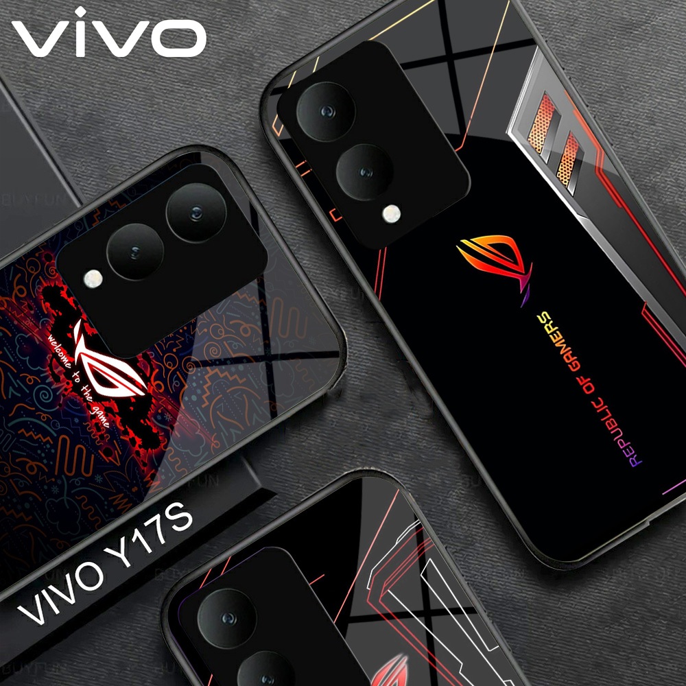 เคส HP VIVO Y17S - เคส VIVO Y17S ล่าสุด (ROM24) เคสโทรศัพท์ซิลิโคน VIVO Y17S - Glass Softcase - เคสโ