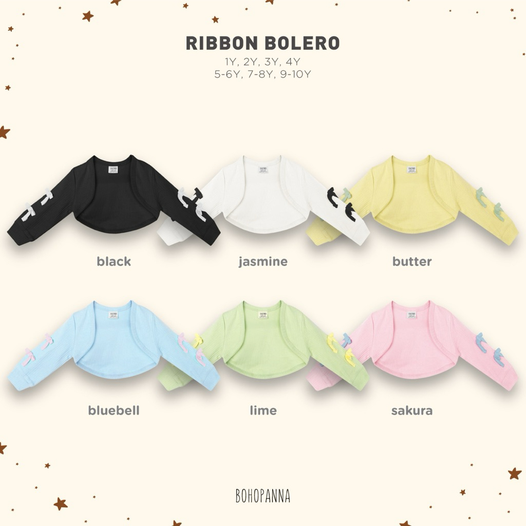 Makassar Bohopanna Ribbon Bolero | เสื้อคาร์ดิแกน CHILDRENS| ตัดเล็ก