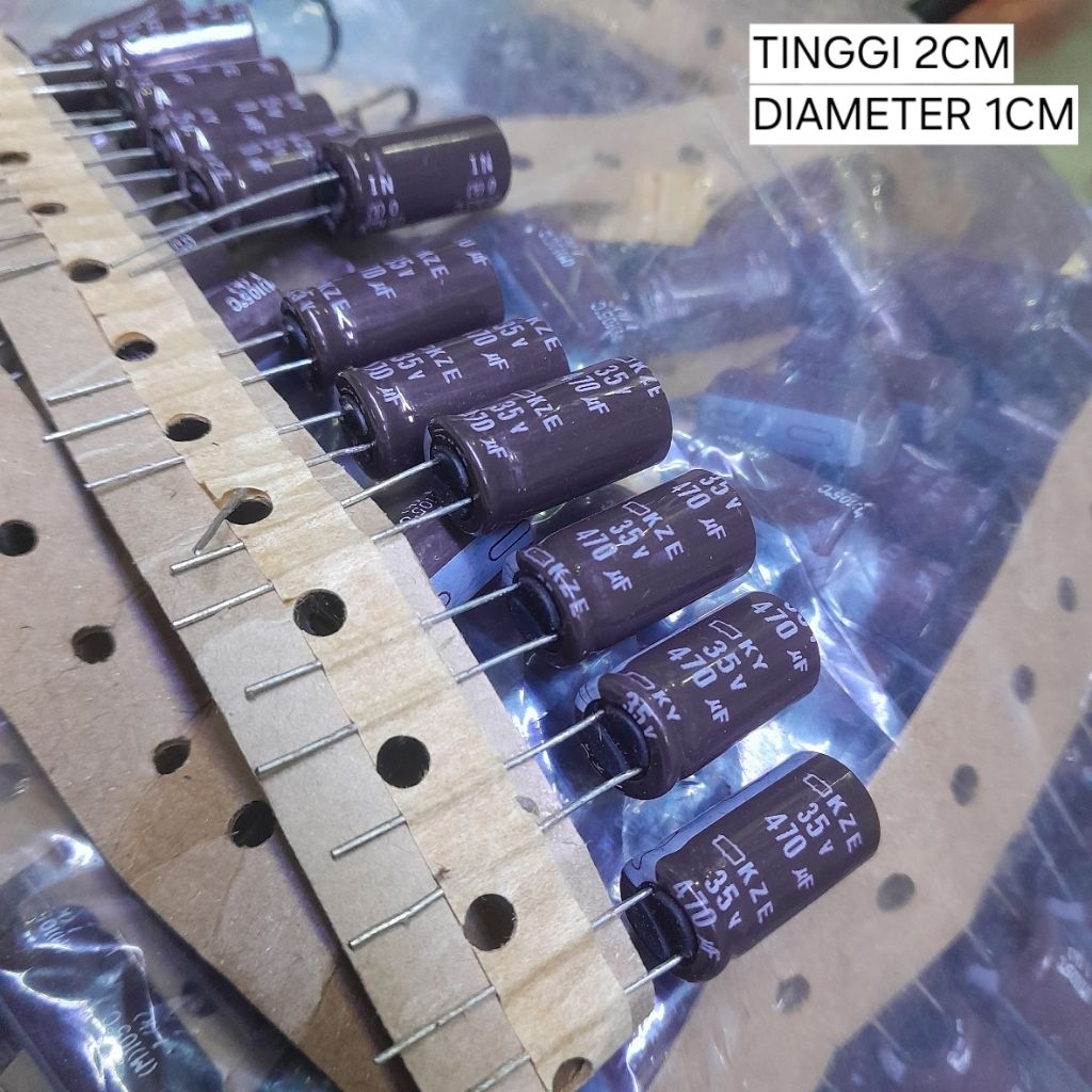ELCO CAPACITOR 470UF 35V 1 ชิ้น