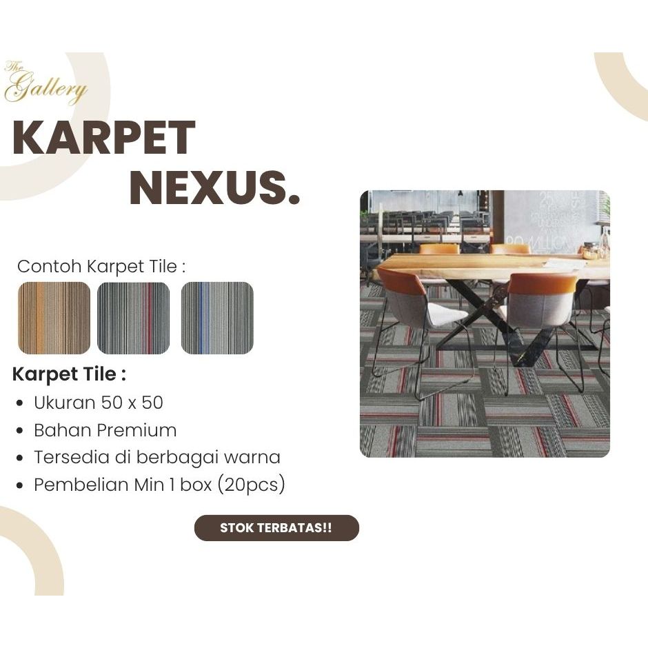 พรมสํานักงานกระเบื้อง 50ซม. x 50ซม. - Nexus/Colorpoint