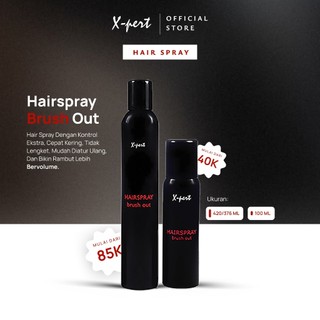 X-pert Hair Spray Brush Out | Varian 376ml & 100ml