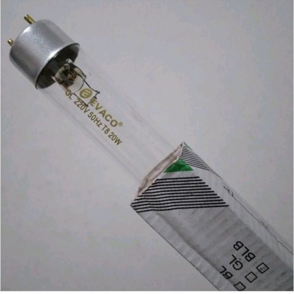T8 UVC GL 20W EVACO GERMICIDAL LAMP / BACTERIA