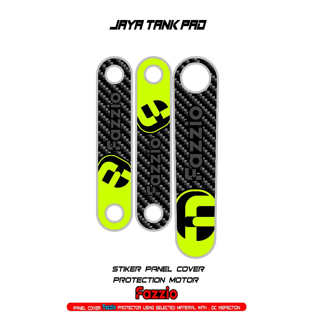 FAZIO PANEL COVER สติ๊กเกอร์ / สติ๊กเกอร์แผง Fazzio ANTI-SCRATCH FAZZIO PANEL