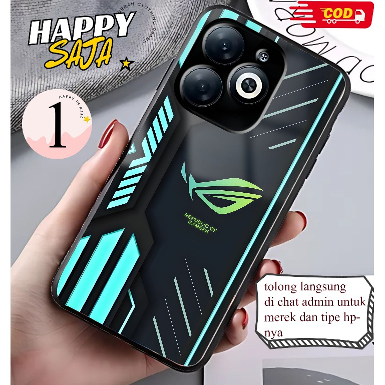 470. REMIUM GLOSSY HARDCASE สําหรับ INIFINIX SMART 8 4G.. CASE MOTOG ROG TODAY CASE 2D COOL TRENDY D